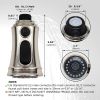 Aquacubic Pull-Out Kitchen Faucet Sprayer Head Replacement;  3 Function Kitchen Tap Hose Spray Spout; Pull Down Kitchen Sink Spray Nozzle